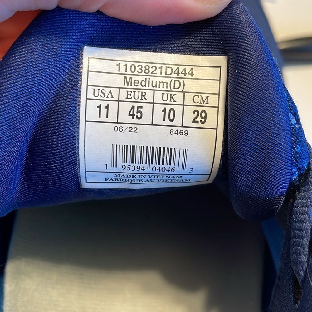 Brooks Glycerin 20 Running Shoes Blue Orange 11 - Picture 6 of 9